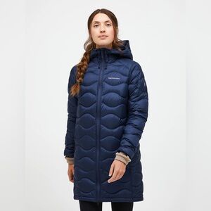 Peak Performance HELIUM DOWN PARKA WOMEN Blue Shadow Navy XL New with Tags